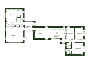 A charming gatehouse Floor Plan