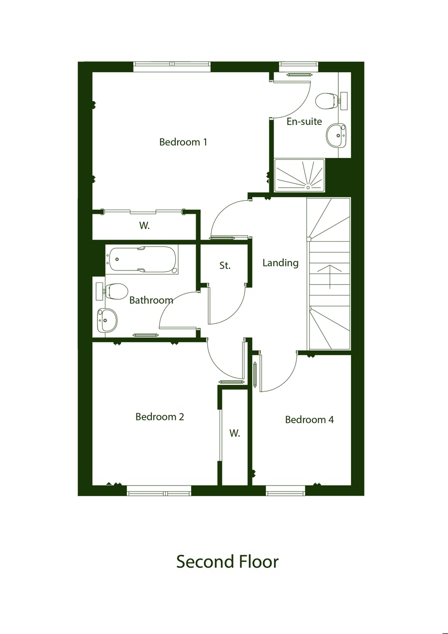 Heather Mews House Floor Plan