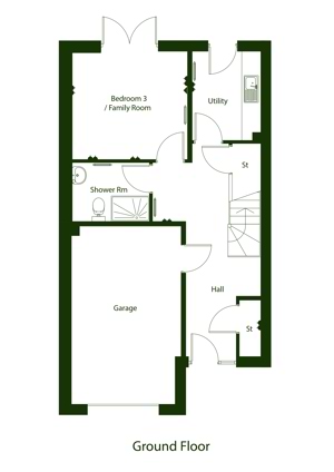 Heather Mews House  Floor Plan