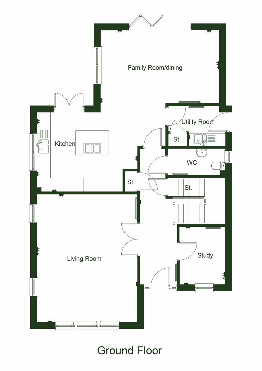 Burnet House Floor Plan