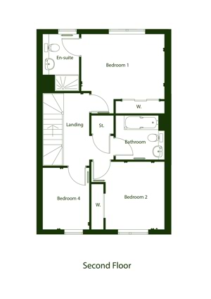 Thistle Mews House  - flooring included* Floor Plan