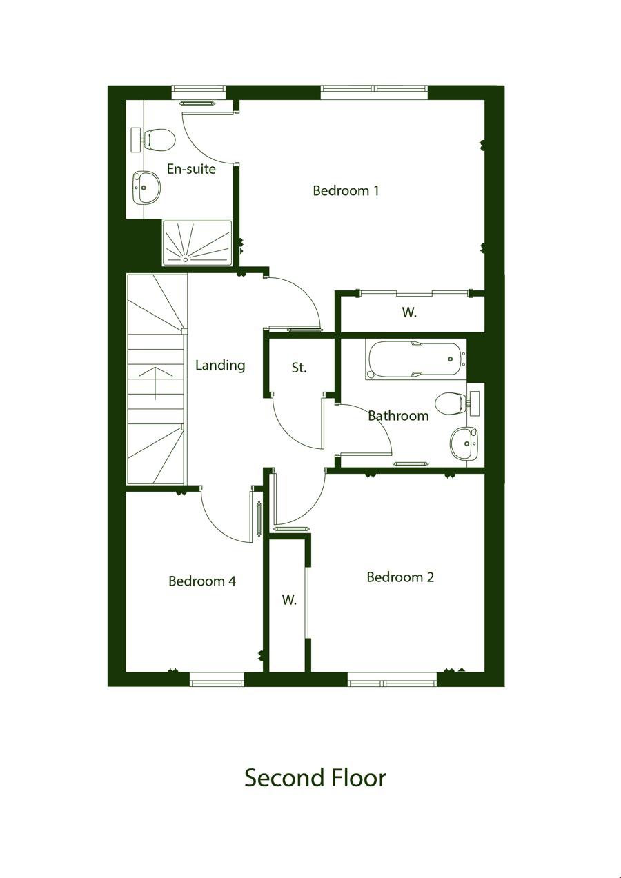 Thistle Mews House  Floor Plan